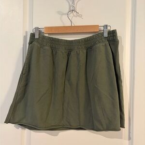 Offline by aerie Olive Green Stretch athletic Skirt